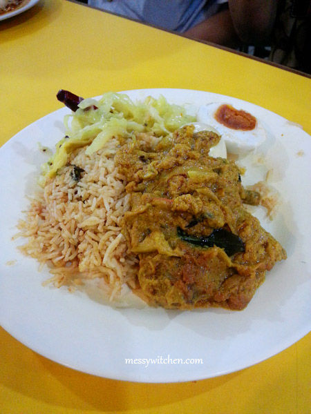 Nasi Biryani With Side Dishes @ Central Market Fish Head Curry Restaurant, Bangi